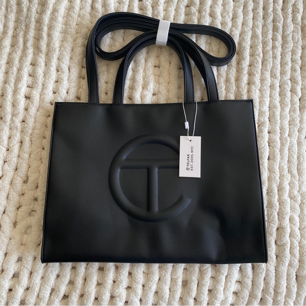 NWT Telfar Medium Shopping Bag in Black